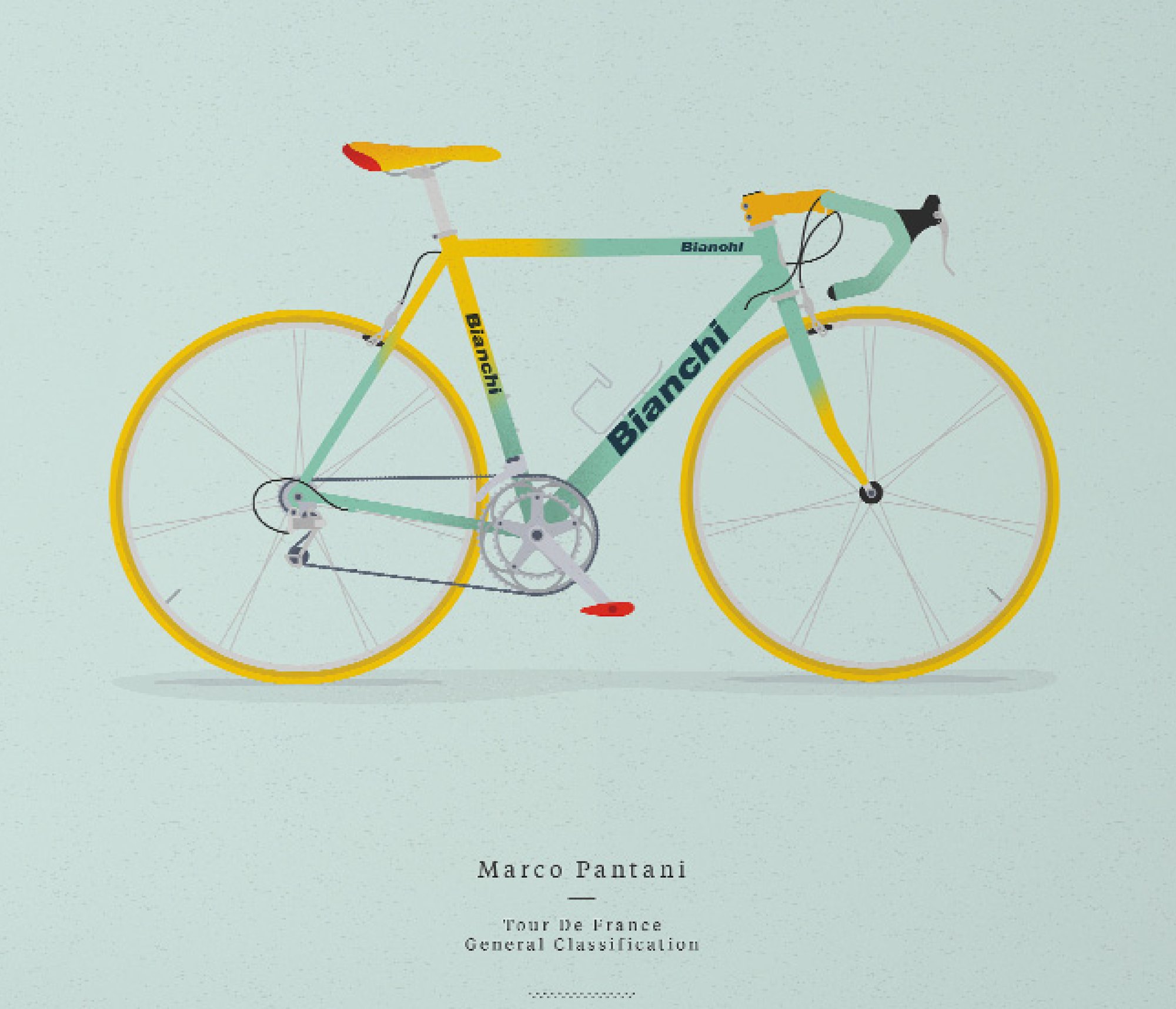 Bianchi Mega Pro Bianchi Pantani 2000 Tour De France Bianchi Mega