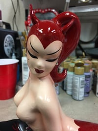 Image 2 of Vintage Devil Ceramic Mermaid