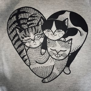 Image of Cat Heart Hoodie
