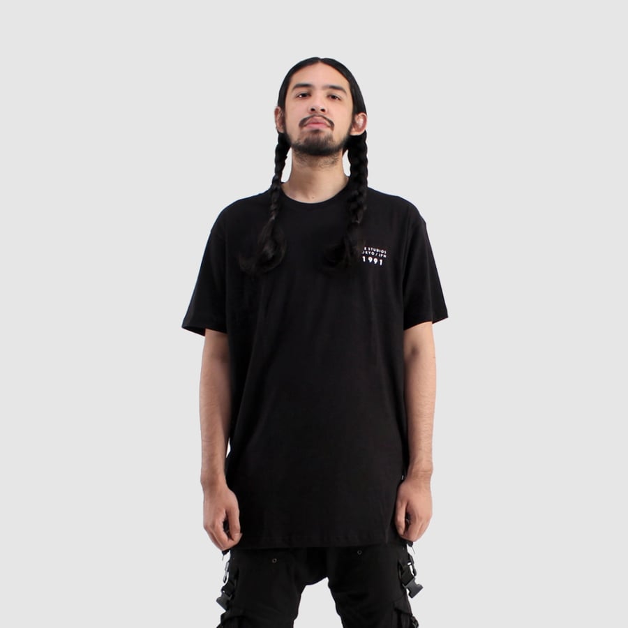 Image of Basic  Long T - Black