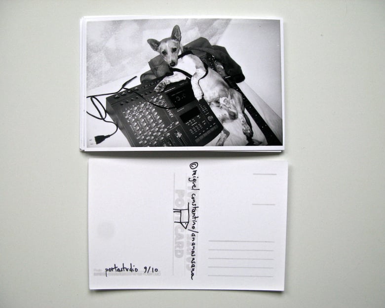 Image of Portastudio postcard (gelatin silver print)
