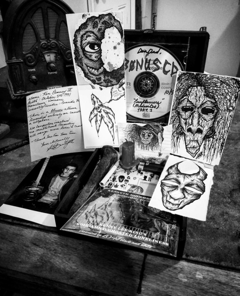 Image of "Kenny Lee King's Goddamn'd Ghosted Loneliness" Cigar Box Set