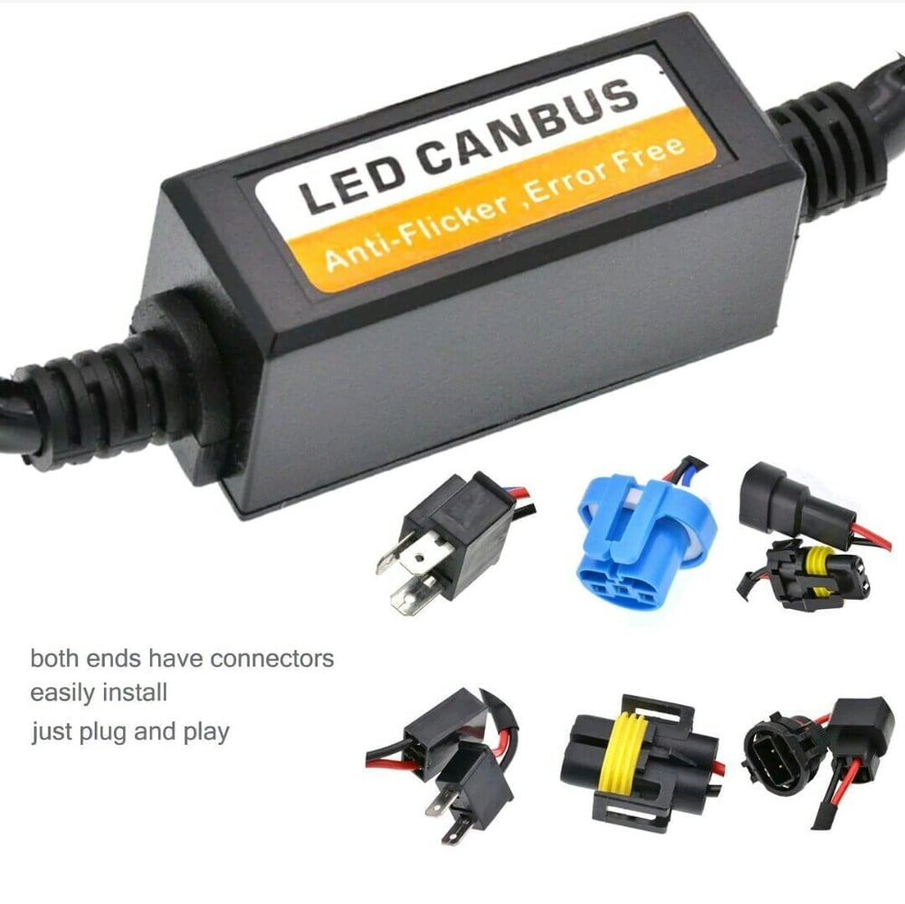 LED Headlight Canbus Decoder H7 High Compatibility Anti-Flicker