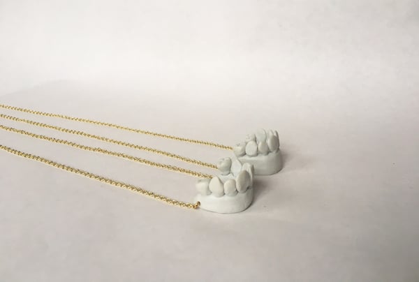 Image of Porcelain Grill Necklace