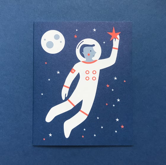 Image of Starman mini card - pack of 6