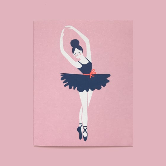 Image of Tiny Dancer mini card - pack of 6