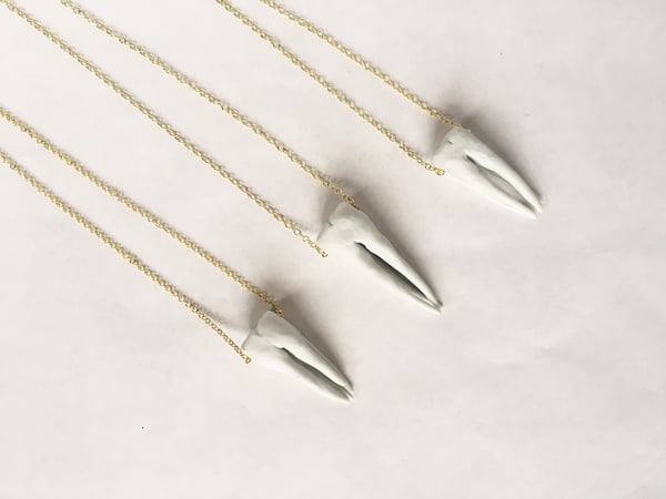 Image of Porcelain Tooth Necklace