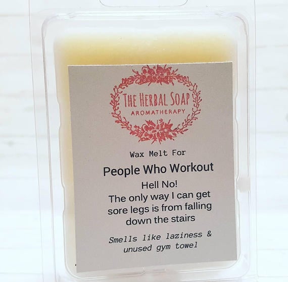 Image of Wax Melt For People Who Workout / Wax Melt / Funny Gifts