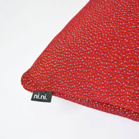 Image 3 of Sprinkles cushion cover - Red (2 sizes avaialble) LAST ONE