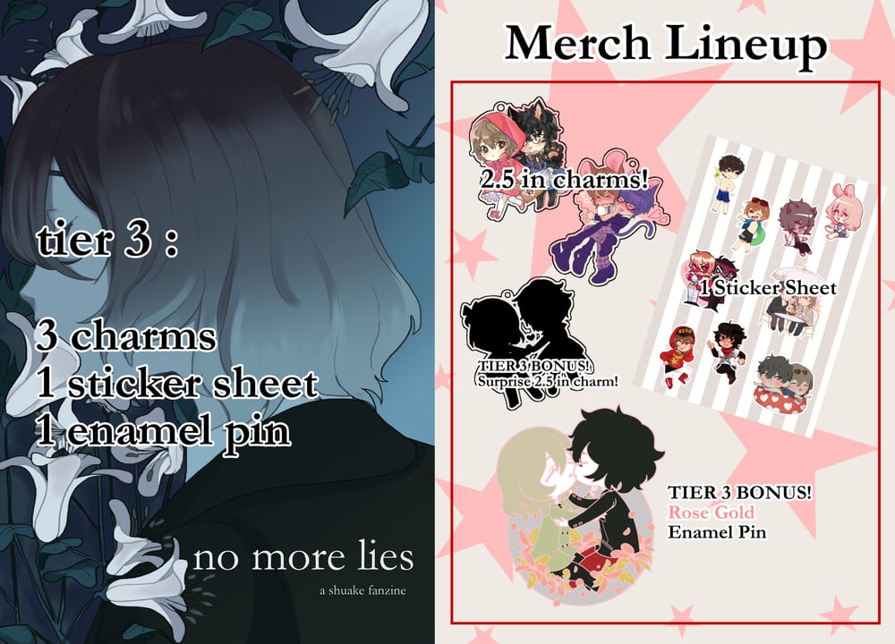 Image of Tier 3 "no more lies" Shuake Fanzine PREORDER