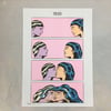 "THE KISS" LIMITED EDITION A3 RISOGRAPH PRINT