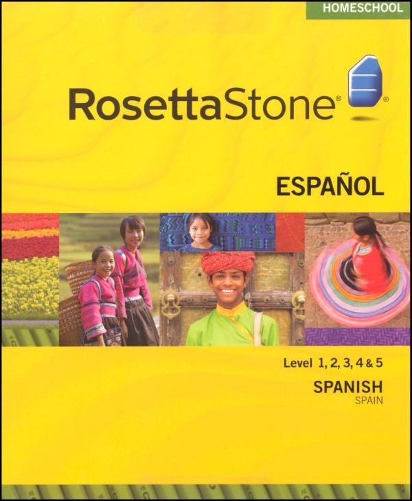 Rosetta Stone Learn Spanish Spain Full 1 2 3 4 5 Cd Room Set Version 4 Download Headset Rosetta Stone Outlet