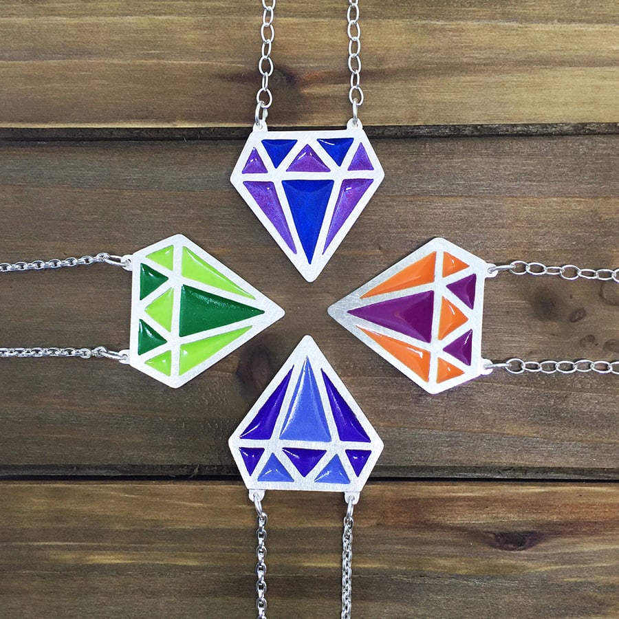 Image of Gemstone Color Necklace