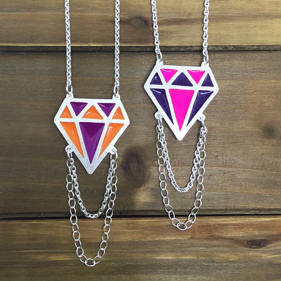 Image of Gemstone Color Necklace