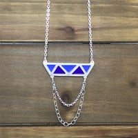 Image 1 of Triangles Color Necklace