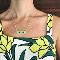 Image 3 of Triangles Color Necklace