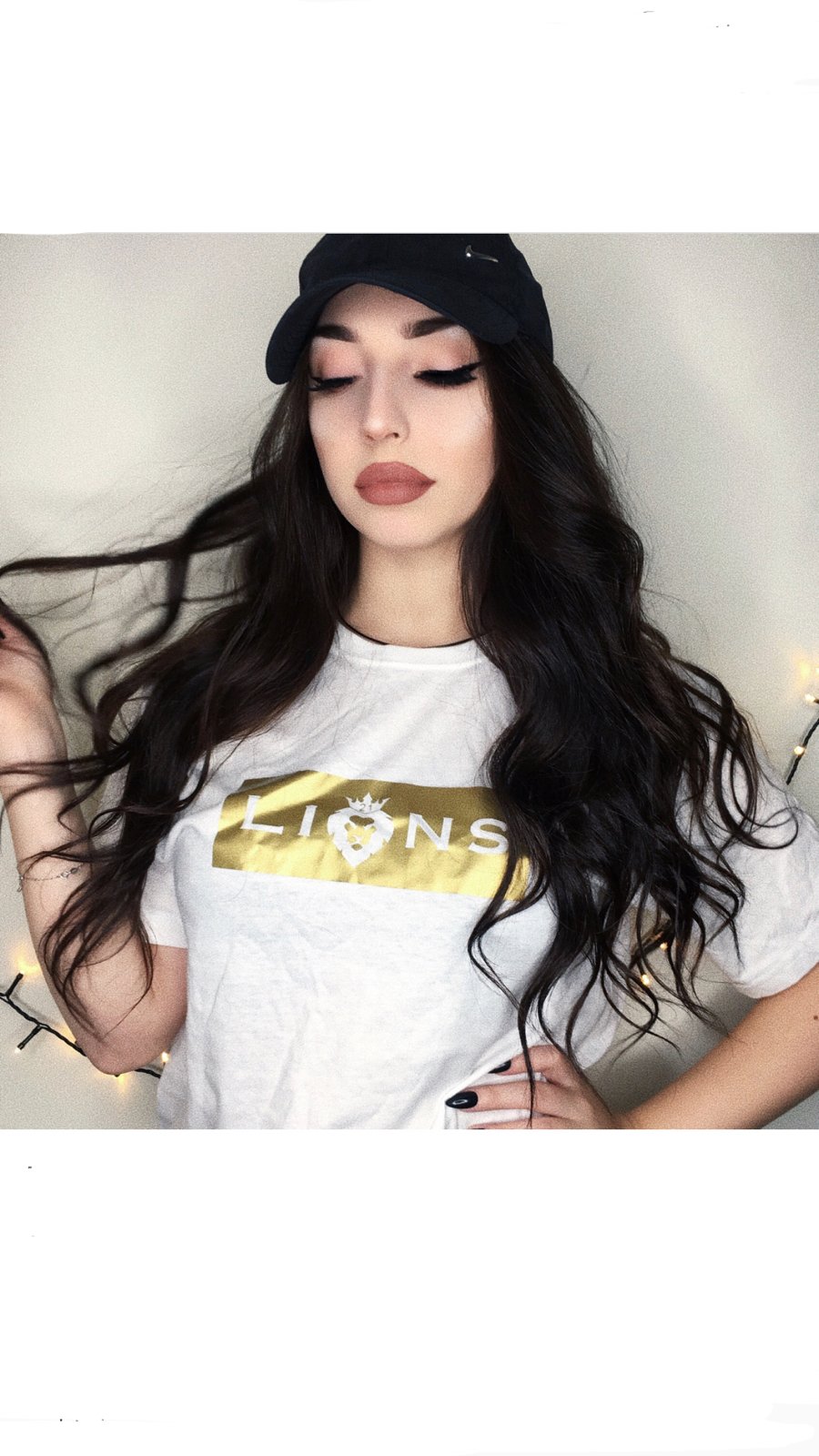 Image of LIONS 21 WHITE TEE ( GOLD BOX LOGO )