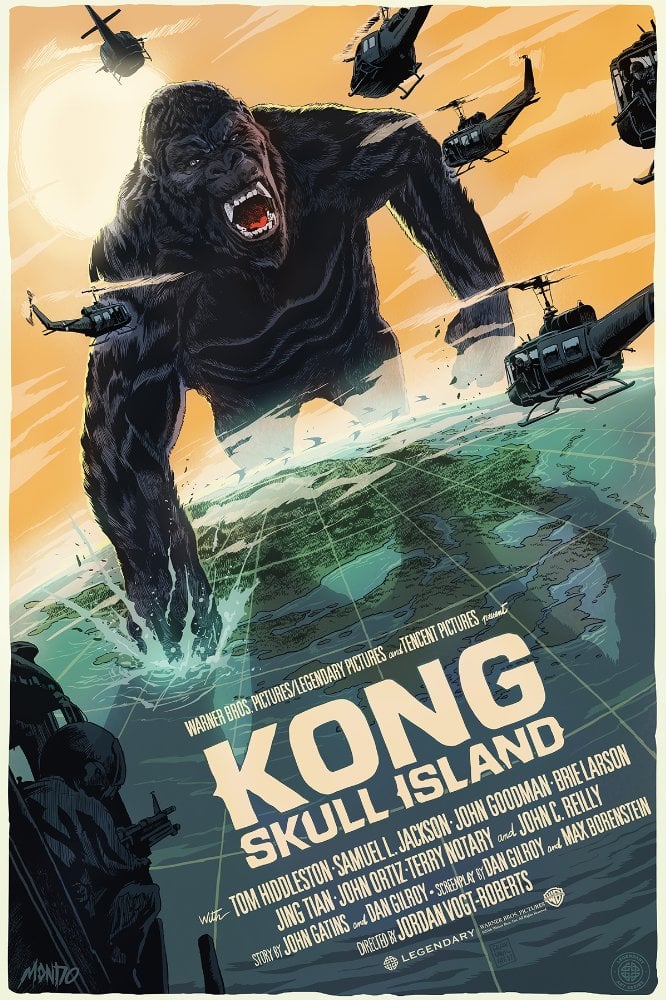 Image of Kong Skull Island Mondo Screen Print Artist Proof