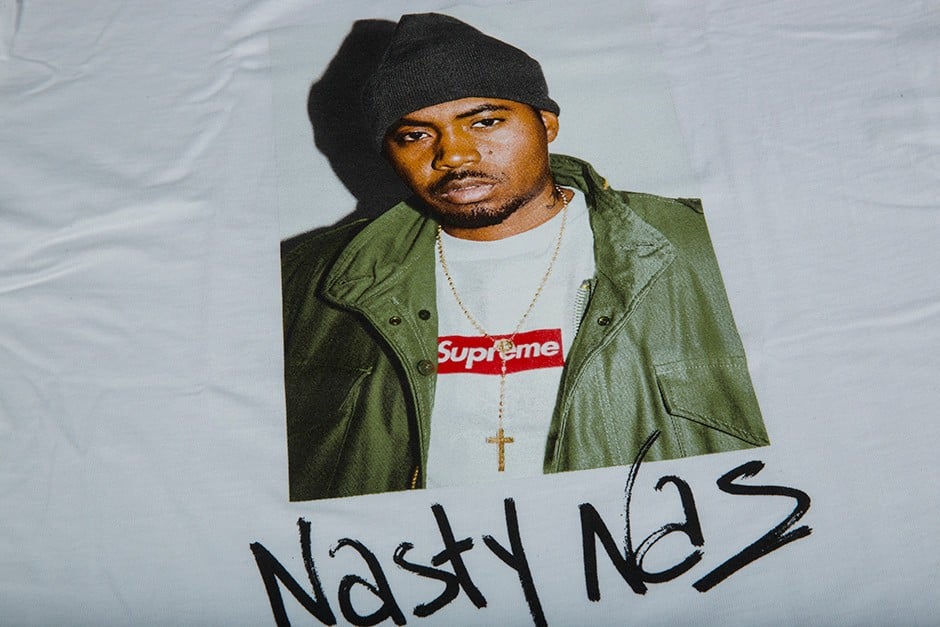 Supreme Nas Tee [L] [White] | VXVII