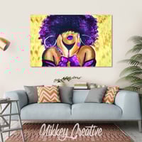 Image 1 of "Hear No Evil"  Canvas Print.