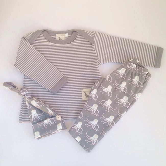 Pigeon Organics Octopus Baby Clothing