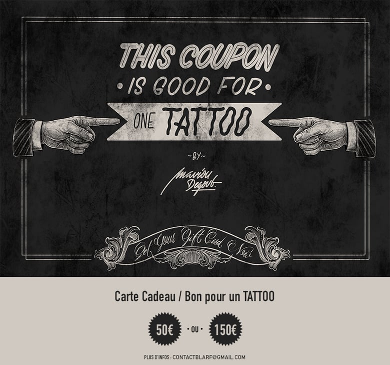 Image of GIFTCARDS TATTOO
