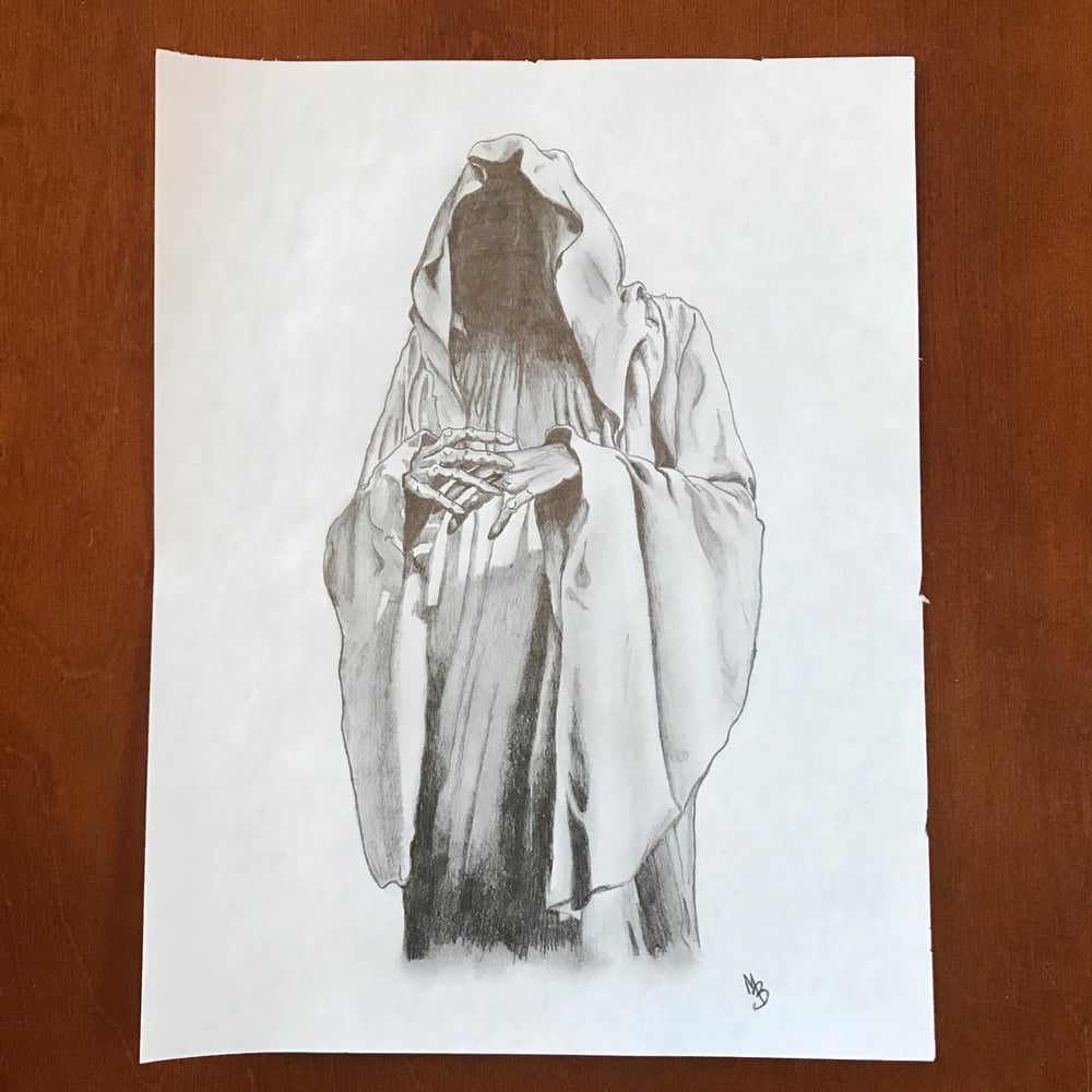 Image of The Traveller original drawing