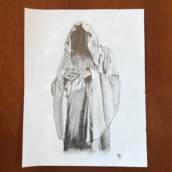 Image of The Traveller original drawing