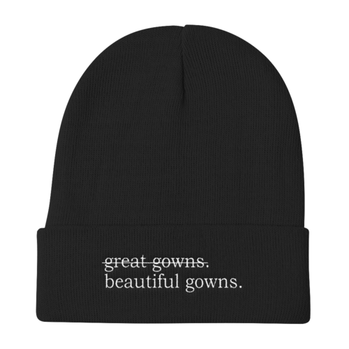 Image of great gowns/beautiful gowns Beanie