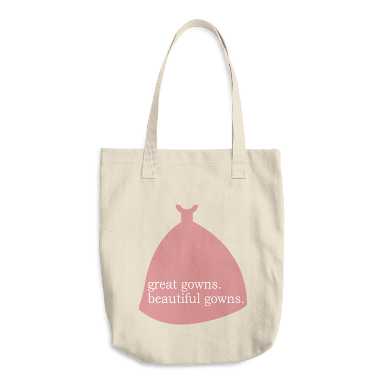 Image of great gowns/beautiful gowns Pink Design Tote