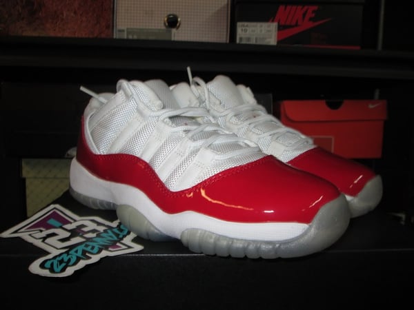Air Jordan XI (11) Retro Low "White/Varsity Red" GS - areaGS - KIDS SIZE ONLY