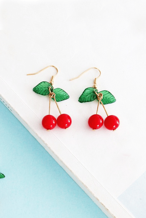 Image of CHERRY BABY EARRINGS