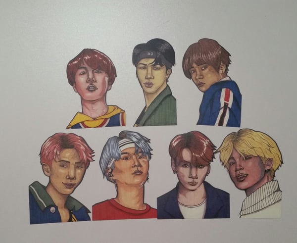 Image of BTS Stickers