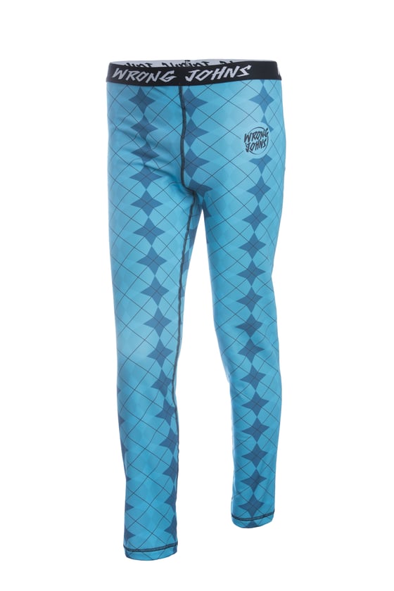Image of Mens Blue Jester Thermal Bottoms