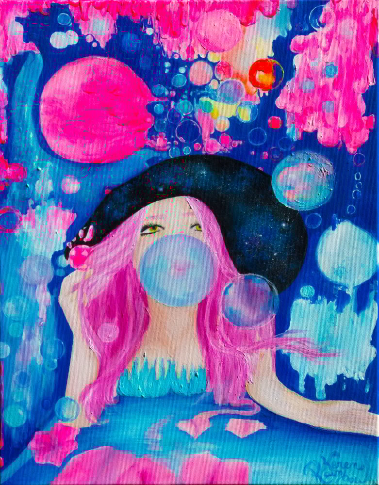 Image of Blowing Bubbles, Blowing Colors
