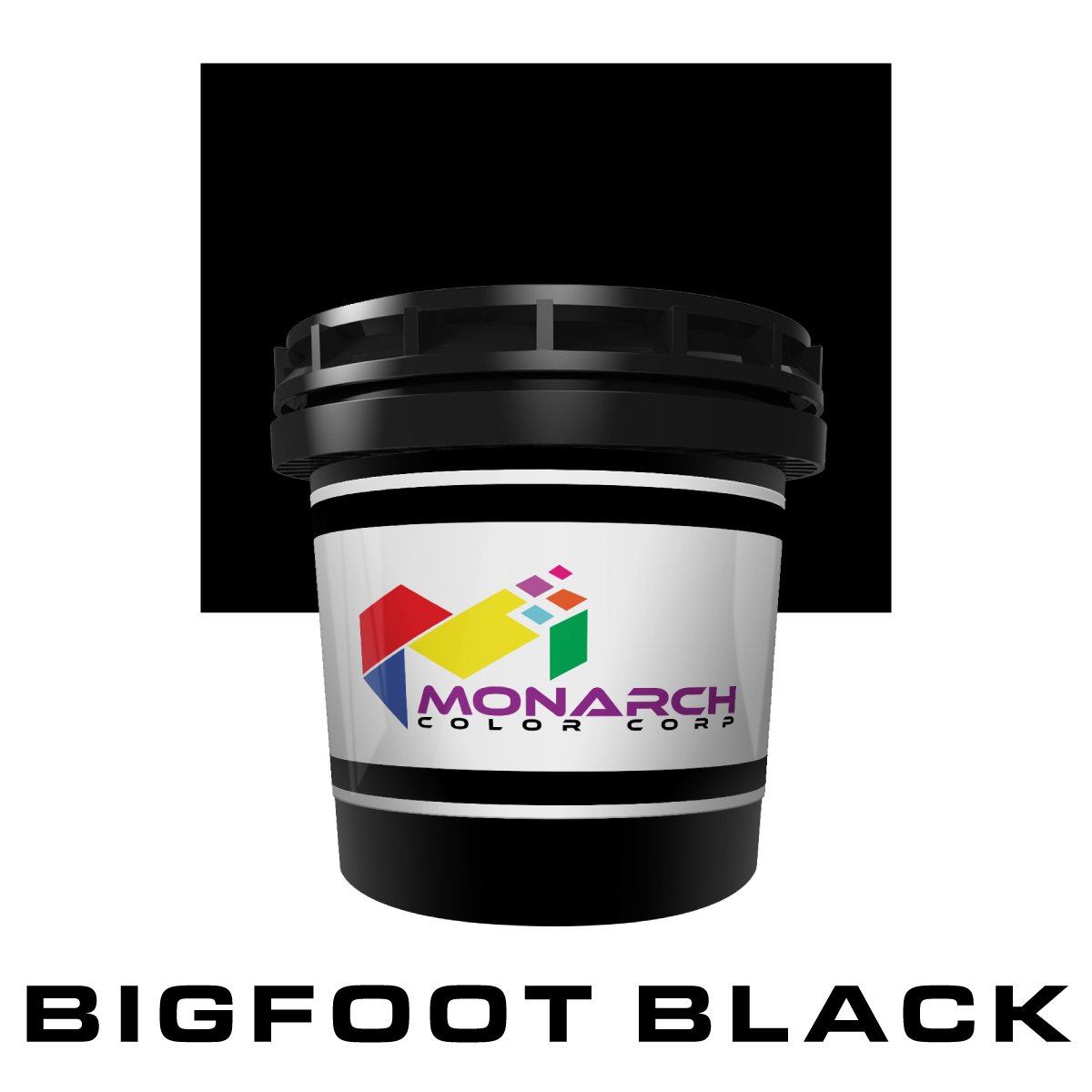 Image of MP7-0104 - LB BIGFOOT BLACK - Poly/Cotton Blend Plastisol Ink (by Monarch Color)