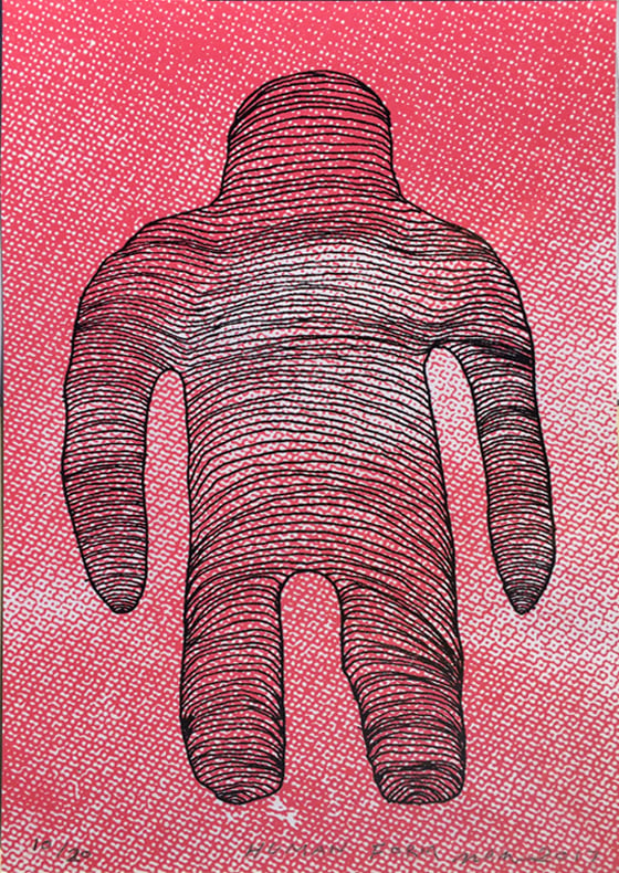 Image of Human Form - SILKSCREEN PRINT
