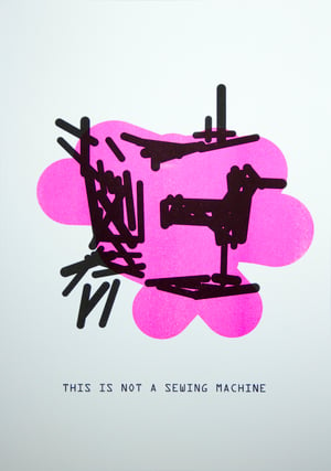 Image of The Treachery of ImageNet: Sewing Machine