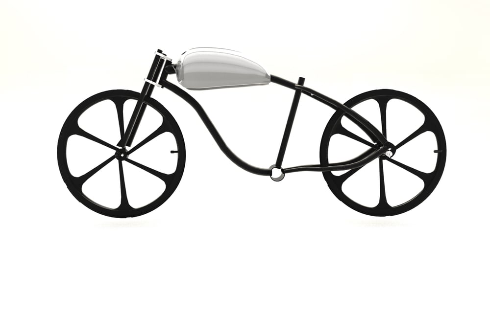 Image of Motorized bicycle Fat tire bike Rolling chassis kit 01
