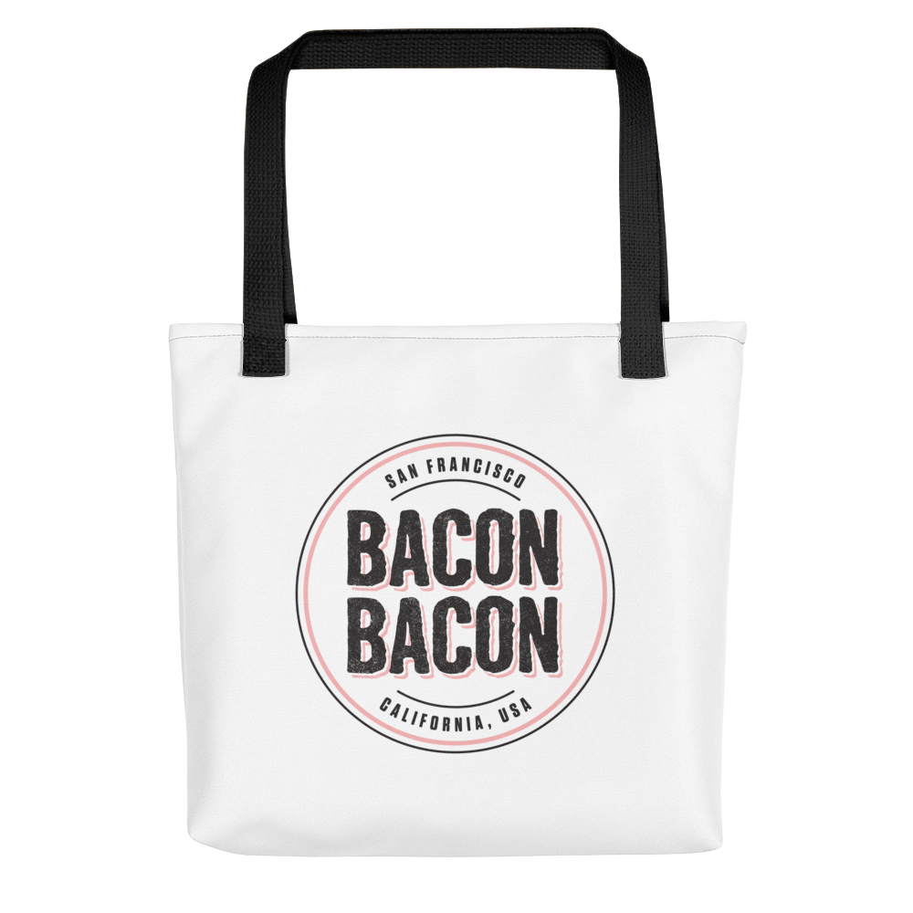 Image of Bacon Bacon Logo Tote