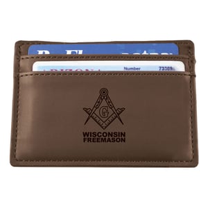 Image of EUROPEAN MONEY CLIP WALLET (BLACK OR BROWN)