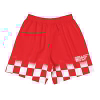 Image 2 of Checkered Shorts (RED) 