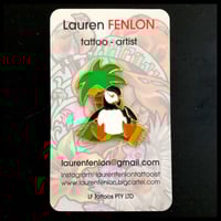 Image 2 of "Fat Puffin" pin design