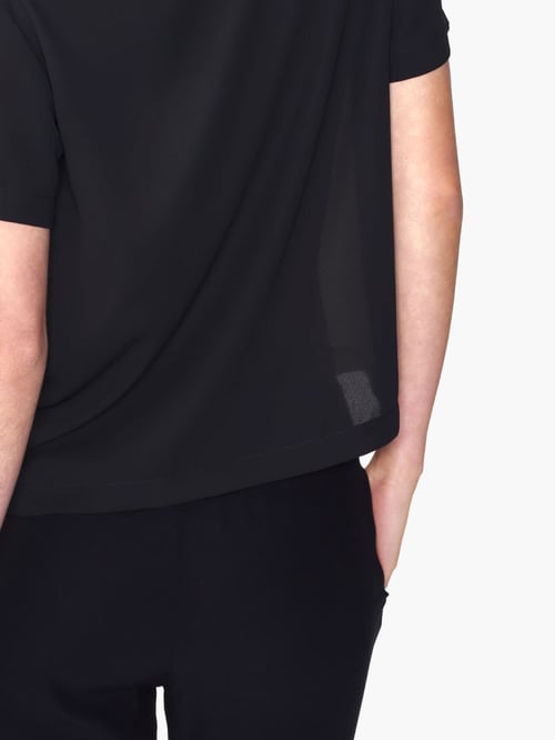 Image of abstract black blouse
