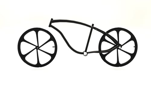 Image of Motorized bicycle Imperial fat tire rolling chassis