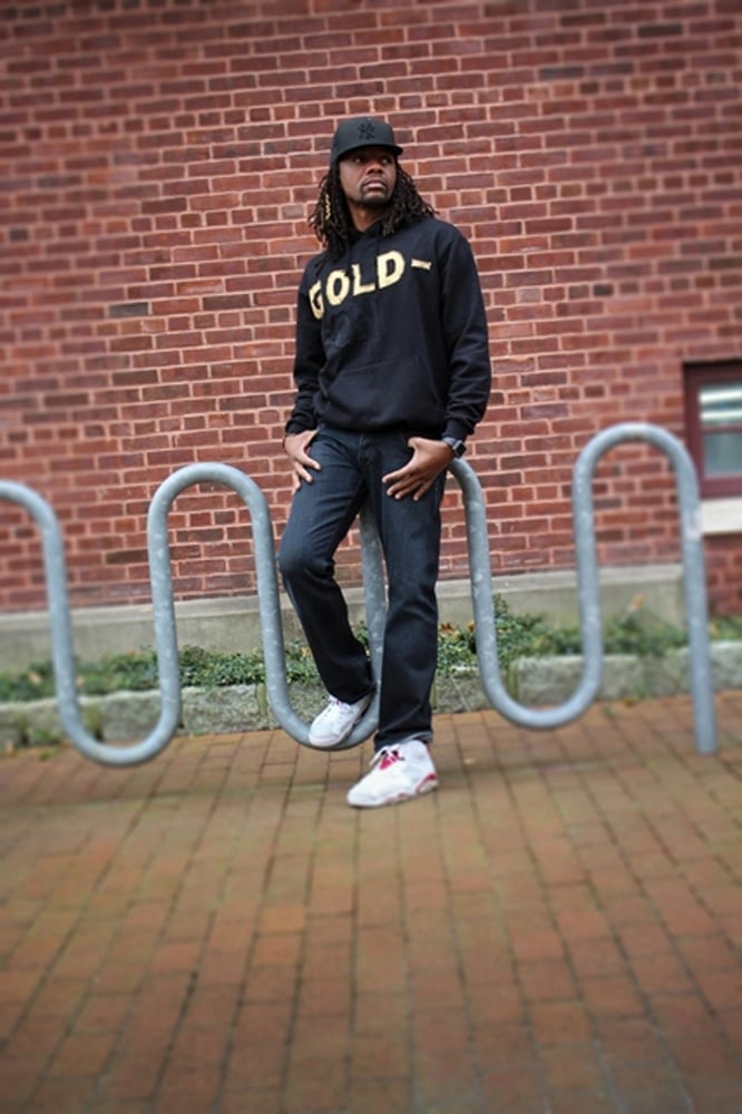 Image of Limited Edition GOLD-SON hooded sweatshirt