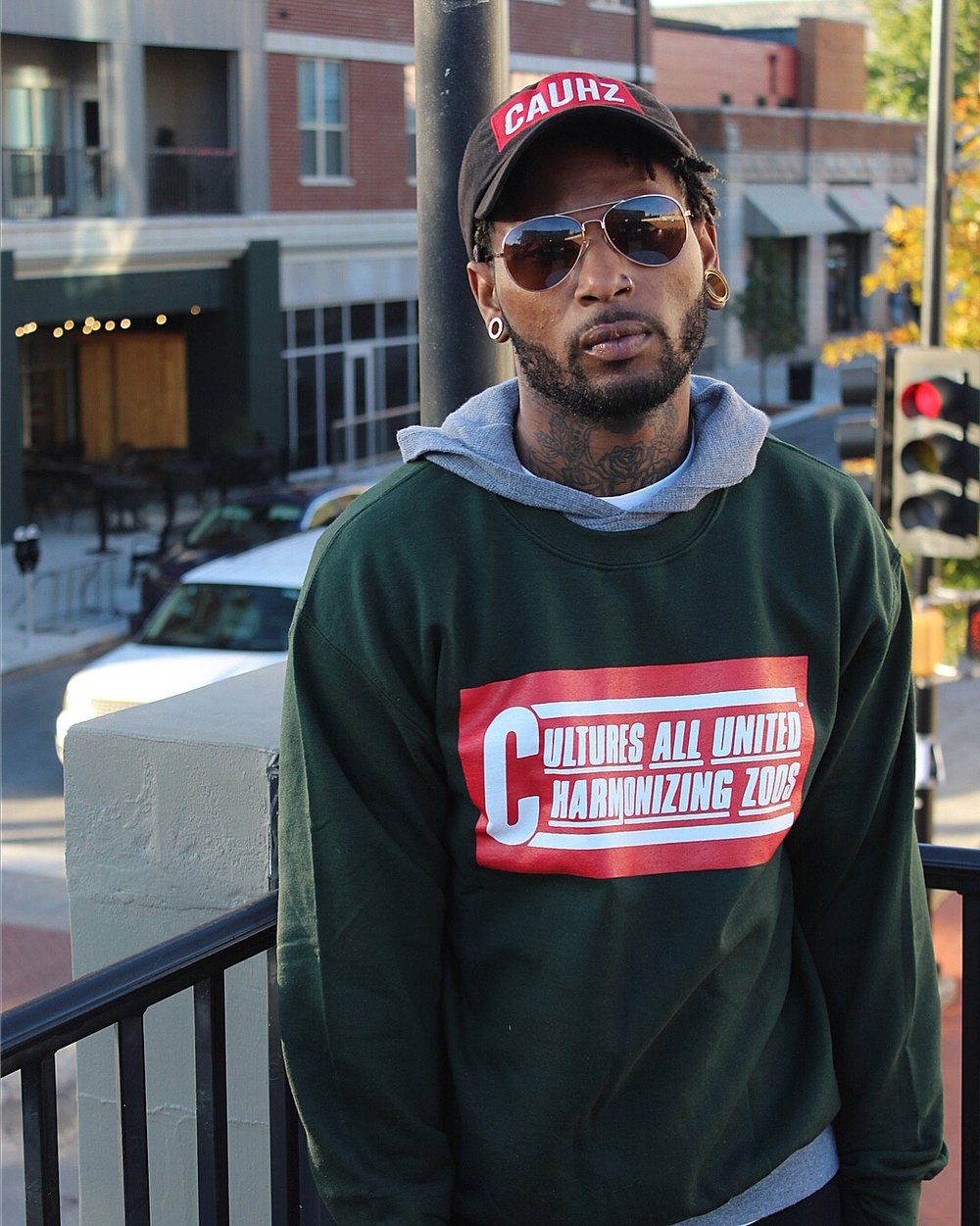 Cauhz™ (Forest Green) Crewneck Sweatshirt
