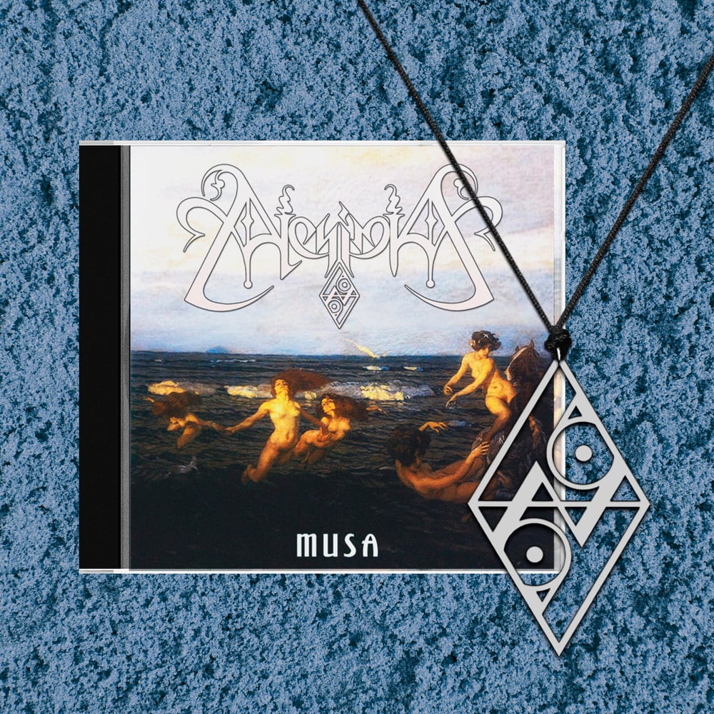 Image of "MUSA" BUNDLE : CD + ''ALCHEMICAL SEAL'' PENDANT + FREE SIGNED POSTCARD (MUSA COVER)