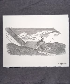 Image of Breezing Up- Letterpress Print