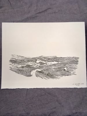 Image of The Big Sea 2- Letterpress Print